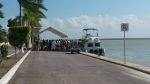 Heading for the ferry to Belize!